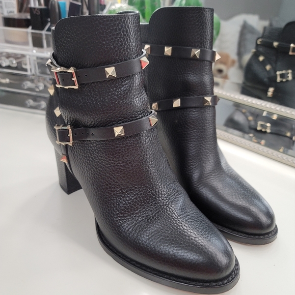 Valentino rockstud ankle boots